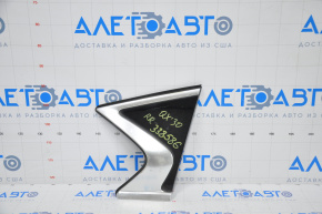 Window blind glass rear right Infiniti QX30 17-19 broken mount