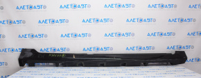 Right threshold Lincoln MKZ 13-20 black with seals, break, wear, tears