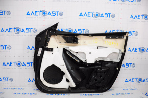 Door trim card front left Mazda 3 14-16 BM black, broken fastener