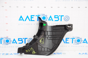 Front pillar trim right lower Mazda 3 14-18 BM black, scratch