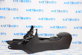 Console central armrest and cup holders Mazda 3 14-16 BM black
