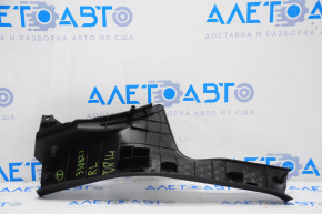 Door sill trim rear left Subaru Forester 14-18 SJ black, worn