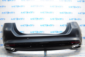 Rear bumper assembly Ford Fusion mk5 13-18 for 2 pipes, with tips, for park
