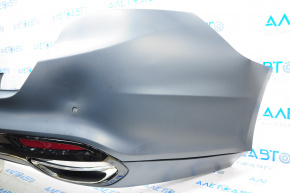 Rear bumper assembly Ford Fusion mk5 13-18 for 2 pipes, with tips, for park