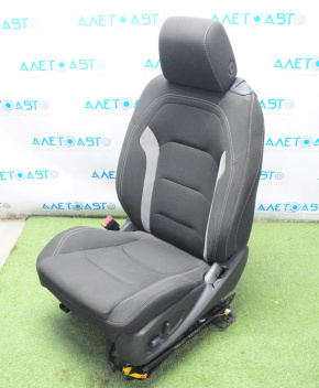 Driver's seat Chevrolet Camaro 16- without airbag, cloth, electric, black-gray