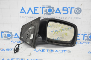 Side mirror right assembly Dodge Journey 11-15 5 pins, heated, structure, black