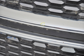 Radiator grill grill Dodge Journey 11-20 chrome with emblem, pokes
