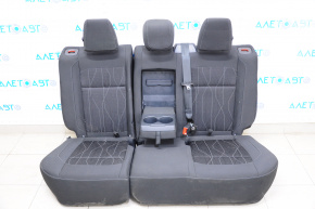 Rear row of seats 2 row Ford Ecosport 18-20 cloth, black, without airbag