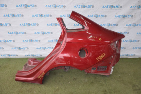 Quarter wing rear left Ford Fiesta 11-19 4d red, small bumps