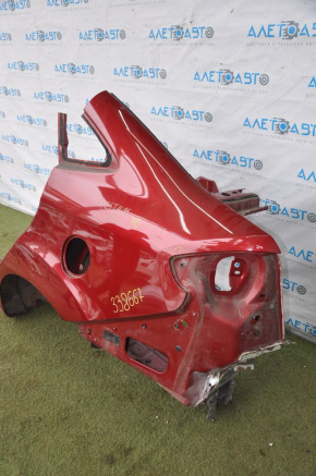 Quarter wing rear left Ford Fiesta 11-19 4d red, small bumps