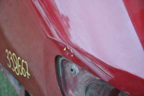 Quarter wing rear left Ford Fiesta 11-19 4d red, small bumps