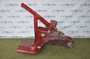 Front quarter right Ford Fiesta 11-19 red