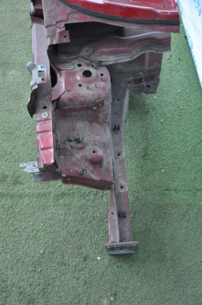 Front quarter right Ford Fiesta 11-19 red