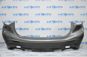 Bare rear bumper Infiniti QX30 17-19 Premium without parking sensors graphite, scratches
