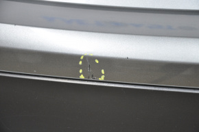 Bare rear bumper Infiniti QX30 17-19 Premium without parking sensors graphite, scratches