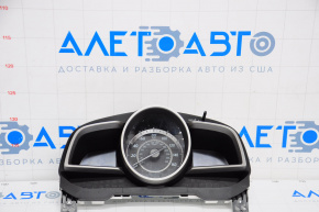 Instrument cluster Mazda 3 14-16 BM without display, without tachometer 66k scratches