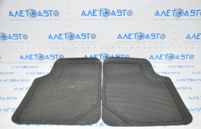 Set of floor mats for Infiniti QX30 17- rubber black,