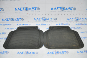 Set of floor mats for Infiniti QX30 17- rubber black,