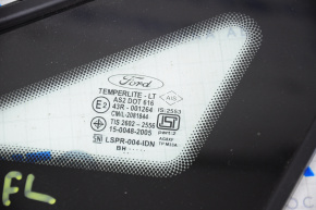 Window blind glass front left Ford Ecosport 18-22 black molding
