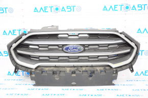 Radiator grill grill Ford Ecosport 18-18 complete with emblem, silver, scratch