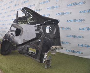 Quarter wing rear left Ford Fiesta 11-19 4d black, dents