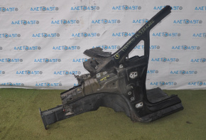 Front quarter left Ford Fiesta 11-19 black