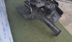 Front quarter left Ford Fiesta 11-19 black