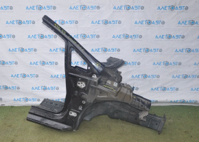 Front quarter right Ford Fiesta 11-19 black