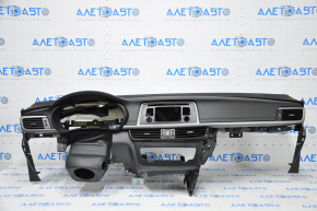 Torpedo front panel with AIRBAG Kia Optima 16-20 black