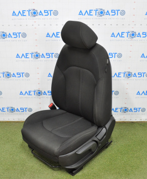 Driver's seat Kia Optima 16-18 without airbag, mechanic, cloth black, burnt