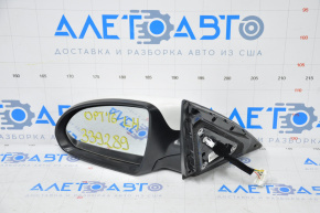 Left side mirror complete Kia Optima 16-18 5 pins, turn signal, white, scratches