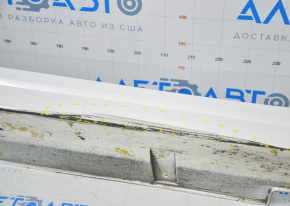 Right threshold Kia Optima 16-20 white, broken, dented, scratches
