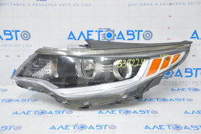 Headlight front left bare Kia Optima 16-18 USA prerest halogen with overlay
