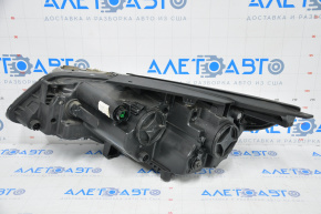 Headlight front right bare Kia Optima 16-18 USA prerest halogen with overlay, scratches on glass