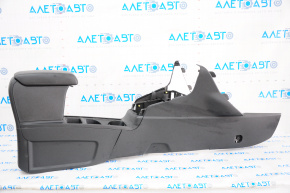Central console with armrest Ford Ecosport 18-22 black, scratch, broken fastener, cracked