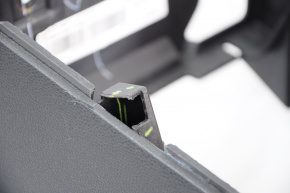 Central console with armrest Ford Ecosport 18-22 black, scratch, broken fastener, cracked