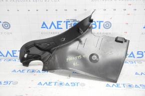 Ford Focus mk3 11-18 4d trunk opening trim left scratches, broken fastener