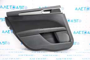 Door trim card rear left Ford Fusion mk5 17-20 black