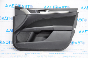 Door trim card front right Ford Fusion mk5 17-20 cloth black, scratches