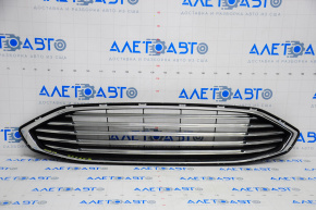 Grill radiator grill assembly with frame Ford Fusion mk5 17-18 pokes on chrome, broken mount