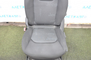 Driver's seat Jeep Renegade 15-17 without airbag, mechanical, cloth, black
