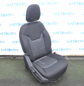 Passenger seat Jeep Renegade 15-17 without airbag, mechanical, cloth, black