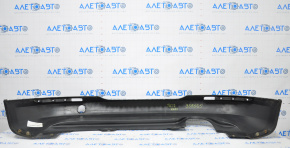 Bumper rear bare VW Tiguan 09-17 lower part structure, scratches
