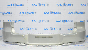 Rear bumper bare VW Tiguan 12-18 rest upper part silver, broken fastener, dented