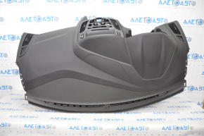 Torpedo front panel with AIRBAG Ford Focus mk3 15-18 rest, black, with overlay and glove compartment, scratches, broken fasteners