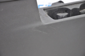 Central console armrest and cup holders Ford Focus mk3 15-18 rest, black, scratches