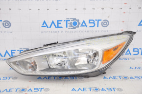 Headlight front left bare Ford Focus mk3 15-18 rest, halogen, light