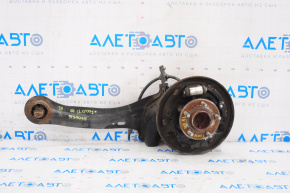 Rear left axle Ford Focus mk3 11-18 with lever, torn silent block, rusty with hub