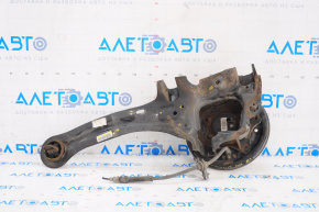 Rear left axle Ford Focus mk3 11-18 with lever, torn silent block, rusty with hub