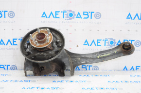 Trunnion with hub rear right Ford Focus mk3 11-18 with lever, torn silent block, rusty